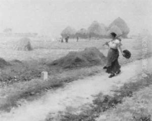 Returning Home From The Fields by Henry Lerolle