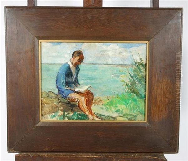 Personnage En Bord De Mer Et Paysage (recto-verso) - view 1