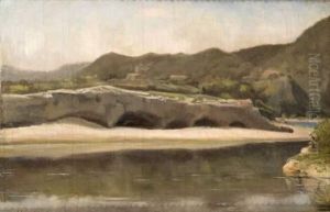 Les Bords Du Gardon by Emile Benard