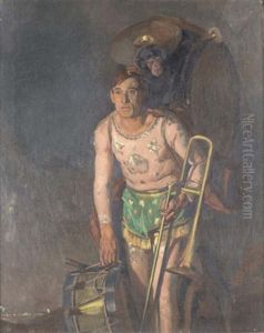 Le Saltimbanque by Auguste Leroux