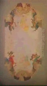 Projet De Decoration De Plafond by Auguste Leroux