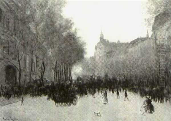 A Sunlit Street - view 1