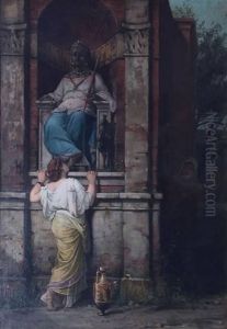 Pompeian Scene by Louis Hector Leroux