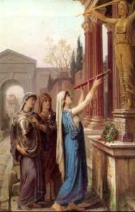 Presentation Of The Arms by Louis Hector Leroux