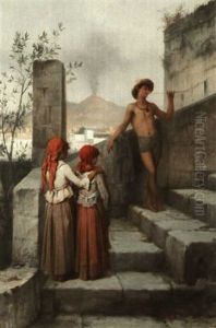 Au Tombeau De Virgile by Louis Hector Leroux