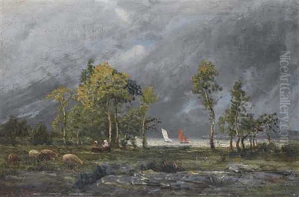 Voiliers Sur L'estuaire De La Loire - view 1
