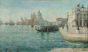 Vue De Venise by Hippolyte Leroy