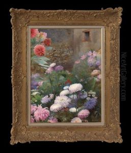 Garden In Spring by Paul Alexandre Alfr. Leroy