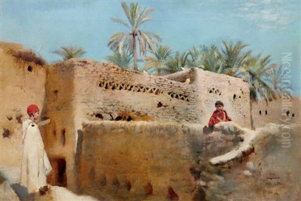 Sur Les Terrasses De Chetma, Biskra - view 1