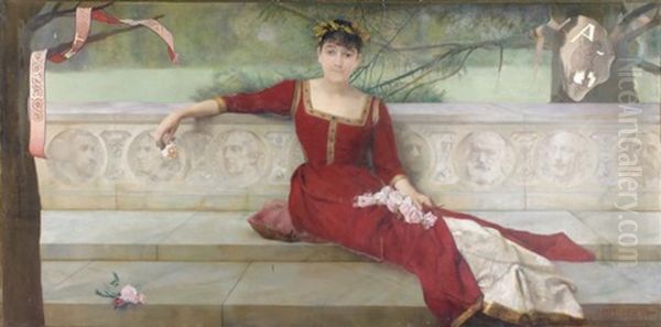 Aux Grands Ecrivains (portrait De Jeanne Guinon-lemerre) - view 1