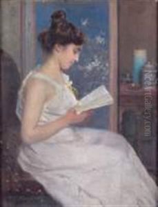 La Lecture by Paul Alexandre Alfr. Leroy