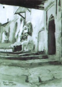 Vue Animee Dans La Casbah D'alger