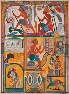 Fresque De La Haute Egypte Fresque De La Haute Egypte