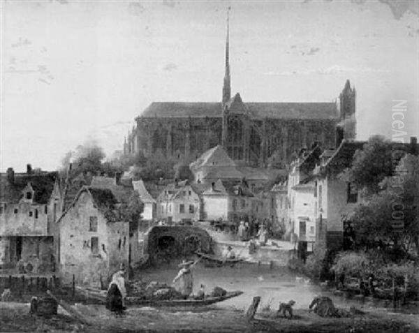 Vue De La Cathedrale D'amiens - view 1