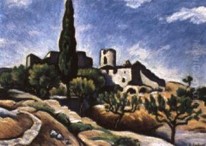 Ruines En Provence by Alfred Lesbros
