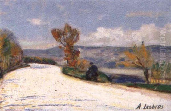 Peintre Sur Le Motif En Automne - view 1