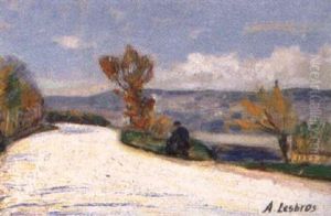 Peintre Sur Le Motif En Automne Peintre Sur Le Motif En Automne