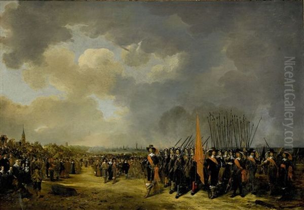 The Departure In 1643 From Scheveningen By The English Queen Henrietta Maria - view 1