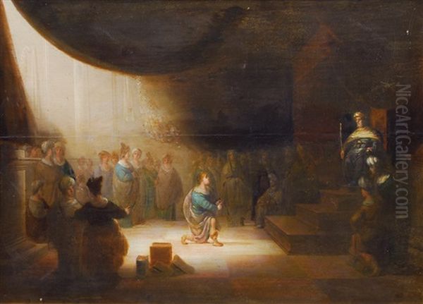 Daniel Interpreting Nebukadnezar's Dream - view 1