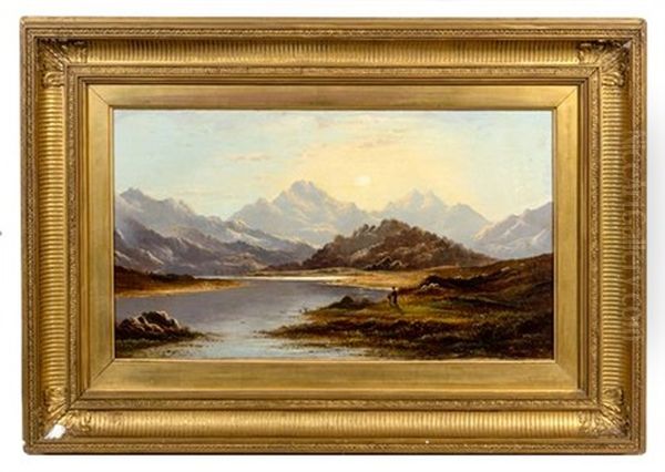 Mountainous Landscapes (two Works) - view 1