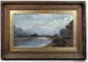 Loch Achnay In The Trossachs, Scotland by Charles Leslie