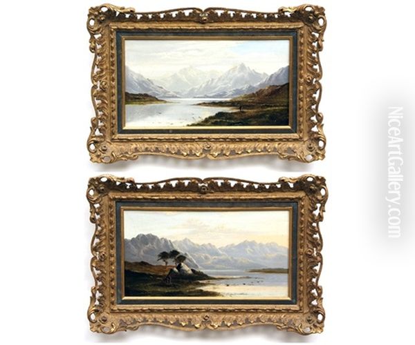Highland Landscapes (a Pair) - view 1