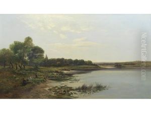 By The Lakeside by Charles Leslie