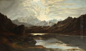 Mountainous Landscape (snowdon, Wales)