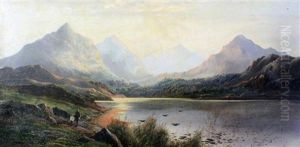 A Pool Of Arrenig Back (+ Early Morning, Llyn Y Foel, North Wales; Pair)