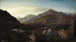 Hochland Mit Wildbach by Charles Leslie