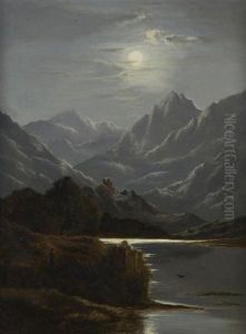 Snowdon, North Wales by Charles Leslie