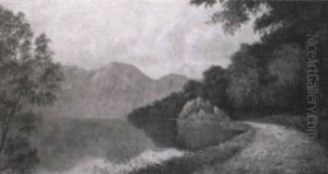The Path By The Loch by Charles Leslie