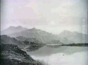 Schottischer Hochlandsee by Charles Leslie
