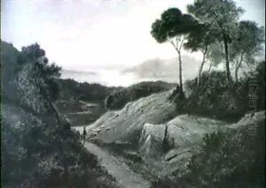 Landscape With Figures And Sheep Landscape With Figures And Sheep