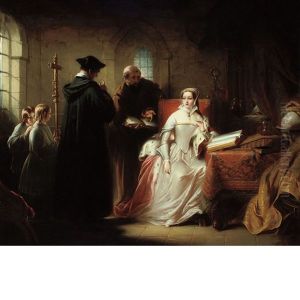 Lady Jane Grey With Dr. John Feckenham Lady Jane Grey With Dr. John Feckenham