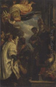 The Consecration Of Saint Nicholas by Charles Robert Leslie