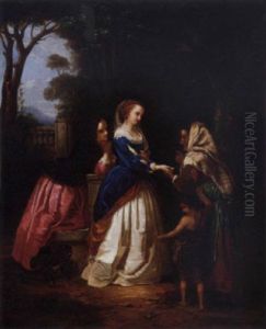 The Fortune Teller by Charles Robert Leslie