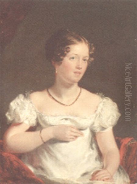 Young Girl In White - view 1