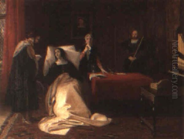 Catherine Of Aragon's Interview With Capucius In Kimbolton Castle - view 1