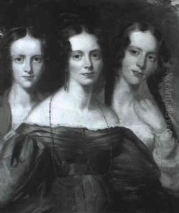 Portrait Of The Barclay Sisters by Charles Robert Leslie