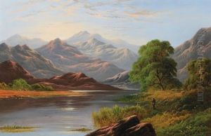 Leslie_george The Scottish Highlands by George Dunlop, R.A., Leslie