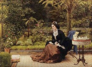 Five O'clock by George Dunlop, R.A., Leslie