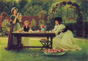 A Feast Of Roses by George Dunlop, R.A., Leslie