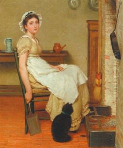 Kokkenpigen by George Dunlop, R.A., Leslie