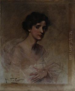Portrait De La Princesse Jean Ghika, Nee Hazel-marie Paliner-singer (1882-1951) by Mariette Leslie-Cotton
