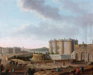 Vue De La Bastille Et De La Porte Saint-antoine