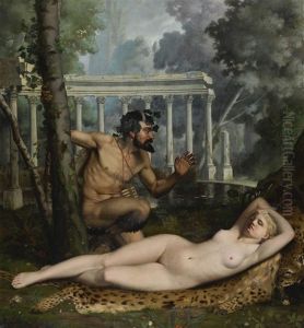 Nymphe Et Satyre
