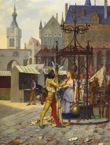Flirtation In The Town Square - view 1