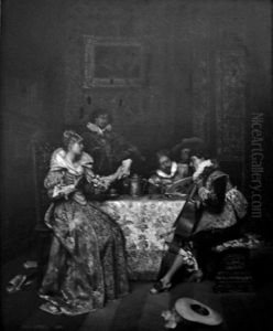 Assemblee Musicale by Adolphe Alexandre Lesrel