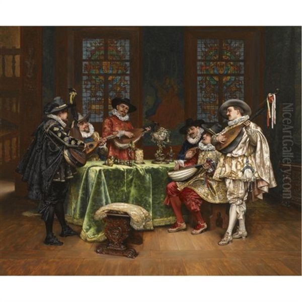 Interior With Troubadours - view 1